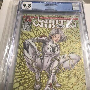 2018 Absolute Comics White Widow #1 Gold Foil Homage Edition Variant CGC 9.8
